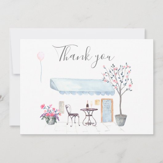 Paris Wedding danke Ihnen Foto (Vorderseite)