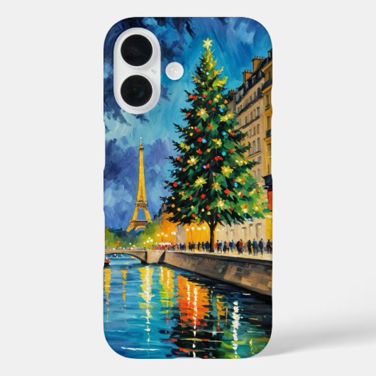 Paris Weihnachtsbaum iPhone / iPad Gehäuse Case-Mate iPhone Hülle (Rückseite)