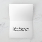 Paris, Weihnachtskarte Feiertagskarte (Innenseite)