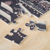 Paris Weihnachtsposter – Eiffel Tower Schnee Winte Puzzle (Seite)