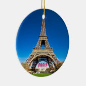 Paris-Weihnachtsverzierung Keramik Ornament (Rechts)