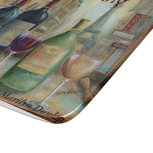 Paris-Weinprobe Schneidebrett (Ecke)