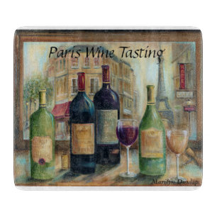 Paris-Weinprobe Schneidebrett