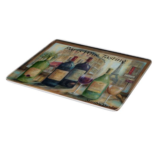 Paris-Weinprobe Schneidebrett (Ecke)