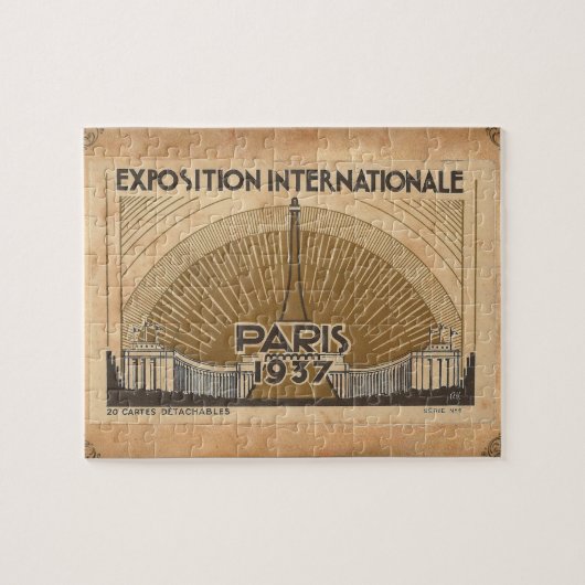 Paris-Weltausstellung 1937 Puzzle (Horizontal)