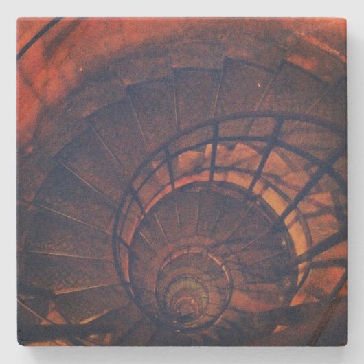 "Paris windt sich" Sandstein Steinuntersetzer (Vorderseite)