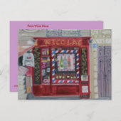 Paris Wine Shop Postkarte (Vorne/Hinten)