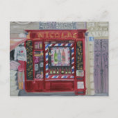 Paris Wine Shop Postkarte (Vorderseite)