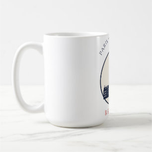 Paris wird immer Paris sein Vintage-Abzeichen-Tass Kaffeetasse