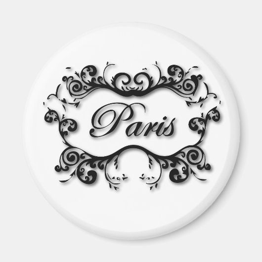 Paris with Scrolls Magnet (Vorne)