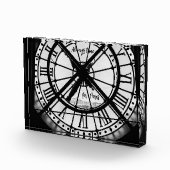 Paris Wohngestaltung in Schwarz und Weiß Fotoblock (Rechts)