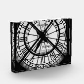 Paris Wohngestaltung in Schwarz und Weiß Fotoblock (Links)