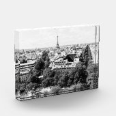 Paris Wohngestaltung in Schwarz und Weiß Fotoblock (Links)
