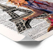 Paris Wörterbuch-Kunstdrucke Poster (Ecke)