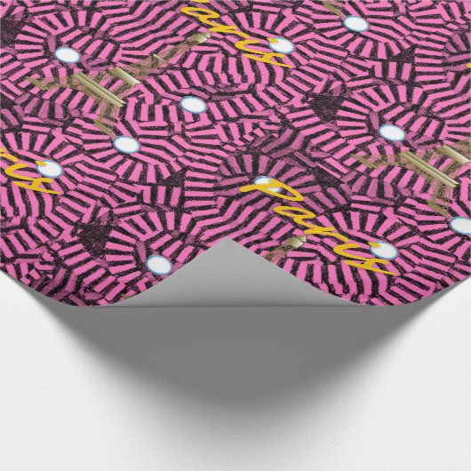 Paris Wrapping Paper Geschenkpapier (Ecke)