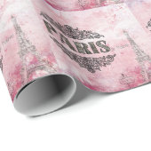 Paris Wrapping Paper Geschenkpapier (Rolleneckpunkt)