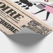 Paris Wrapping Paper Geschenkpapier (Ecke)