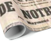 Paris Wrapping Paper Geschenkpapier (Rolleneckpunkt)