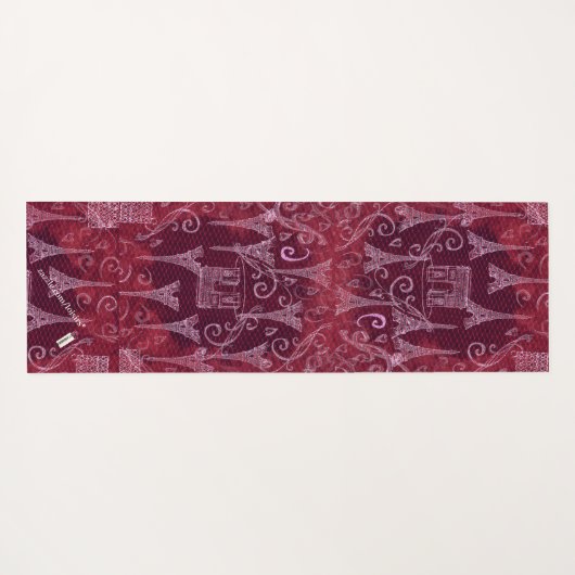 Paris Yogamatte (Rückseite (Horizontal))