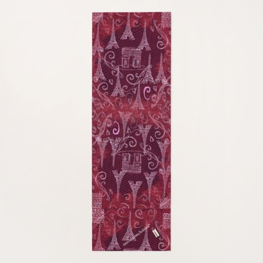 Paris Yogamatte (Rückseite)