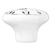 Paris-Zeit Keramikknauf (Seitenansicht)