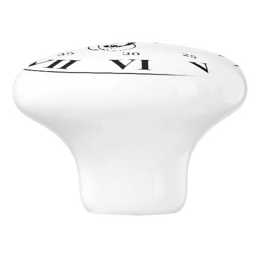 Paris-Zeit Keramikknauf (Seitenansicht)