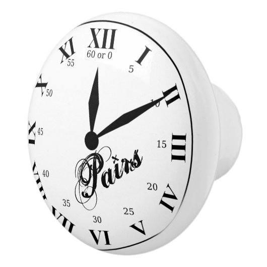 Paris-Zeit Keramikknauf (Rechts)