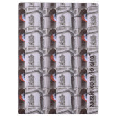 Paris-Zwischenablage Klemmbrett (Rückseite)