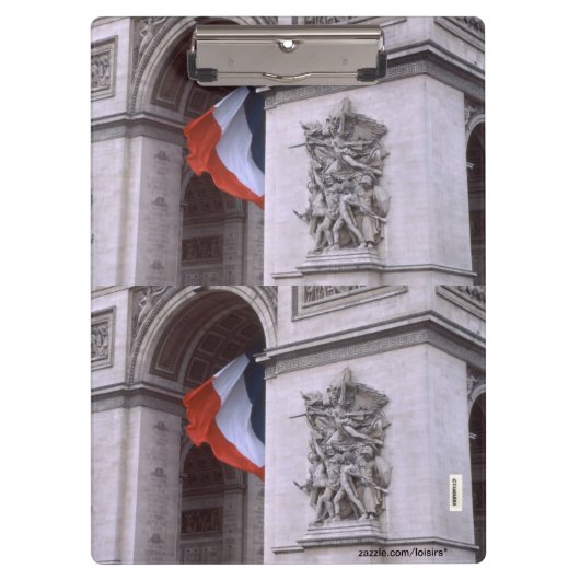 Paris-Zwischenablage Klemmbrett (Vorderseite)