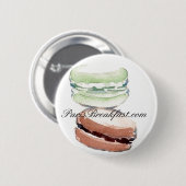 ParisBreakfast.com-Knopf Button (Vorne & Hinten)
