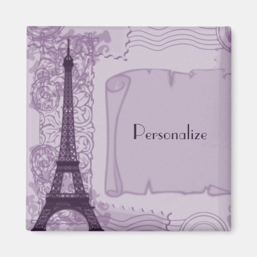 Pariser Amethyst-Magnet Magnet (Vorne)