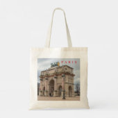 Pariser Arc du Carrousel Beauty Tragetasche (Rückseite)