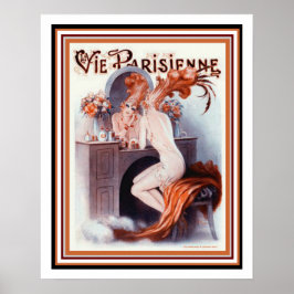 Pariser Art Deco "Showgirl" Poster 16 x 20