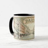 Pariser Art Nouveau Tasse (Vorderseite Links)