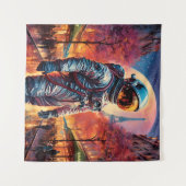 Pariser Astronaut Wandteppich (Vorderseite (Horizontal))