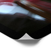 Pariser Atmosphäre in bewegtem Poster (Ecke)