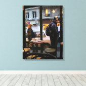 Pariser Atmosphäre Rue Rambuteau Beaubourg Leinwan Leinwanddruck (Insitu (Holzboden))