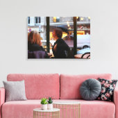 Pariser Atmosphäre Ruhe Rue Rambuteau Leinwand (Insitu (Wohnzimmer))