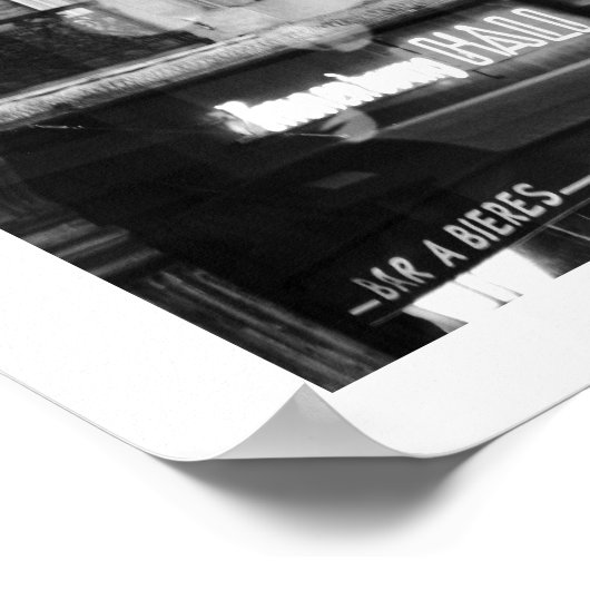 Pariser Atmosphärenfenster und Reflections Poster (Ecke)