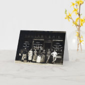 Pariser Bäckerei 1900 Karte (Gelbe Blume)