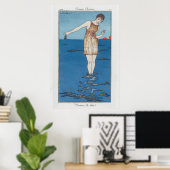 pariser Badeanzug Poster (Heimbüro)