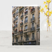 Pariser Balkone Karte (Gelbe Blume)