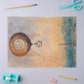 Pariser Ballon-Gewebe oder Dekoupage-Papier Seidenpapier (Basteln)