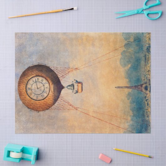 Pariser Ballon-Gewebe oder Dekoupage-Papier Seidenpapier (Basteln)