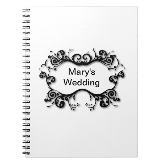 Pariser Bildlauf Notizblock (Vorderseite)