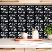 Pariser Bistro Chalkboard Café Fliese