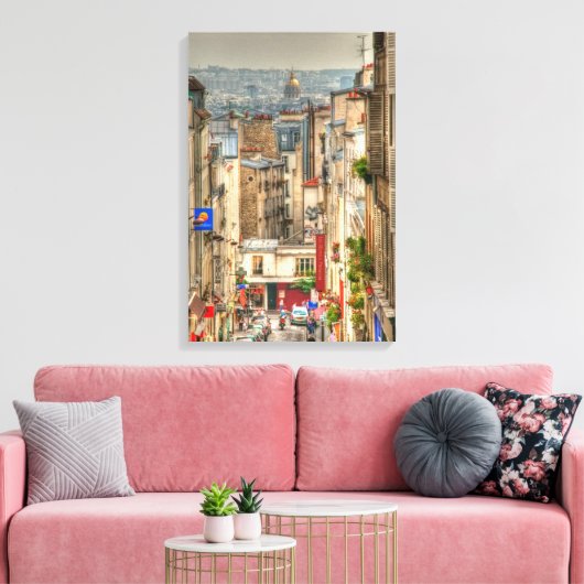 Pariser Blick Leinwanddruck (Insitu (Wohnzimmer))