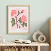 Pariser Blumenmarkt Botanik Poster