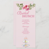 Pariser Brautparty Menükarte (Vorne/Hinten)