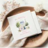 Pariser Brautparty Pariser Café Serviette